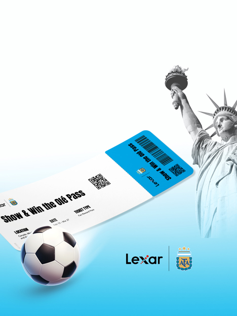 Win a Ticket with Lexar to the Big Match!