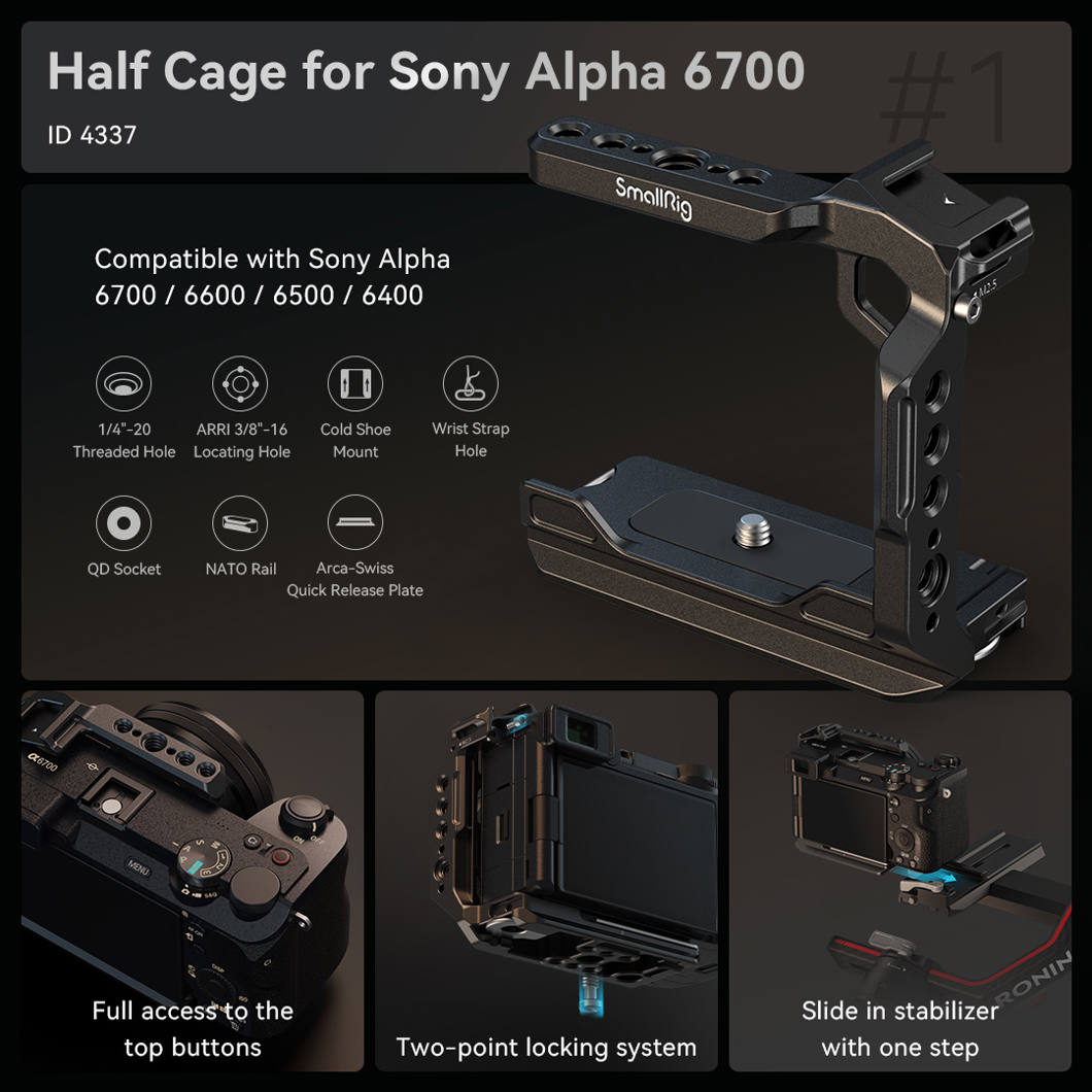 4336 Cage Kit for Sony A6700