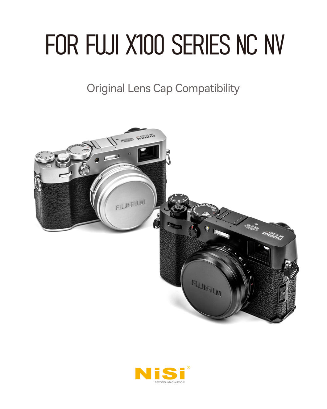NiSi UV-Filterset Voor Fujifilm X100VI / X100V / X100-serie - Incl. 49mm Adapterring, Zonnekap En Lensdop