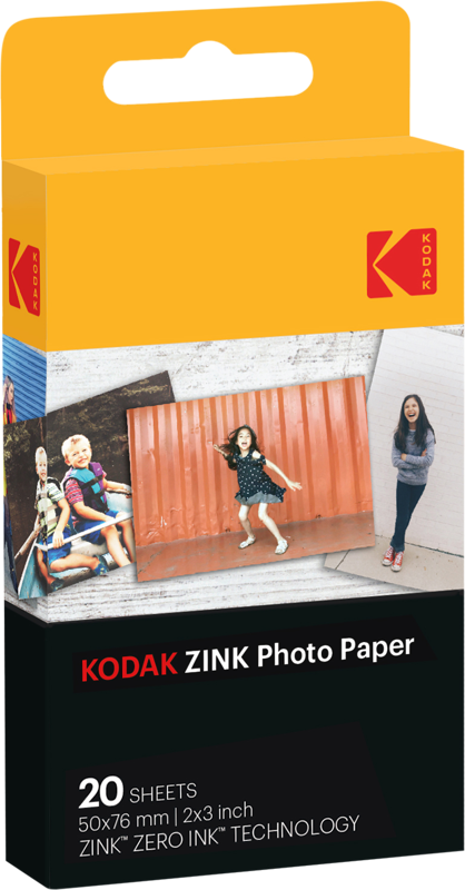 Kodak Printomatic Instant Camera, Art Bundle + Zink Paper 20