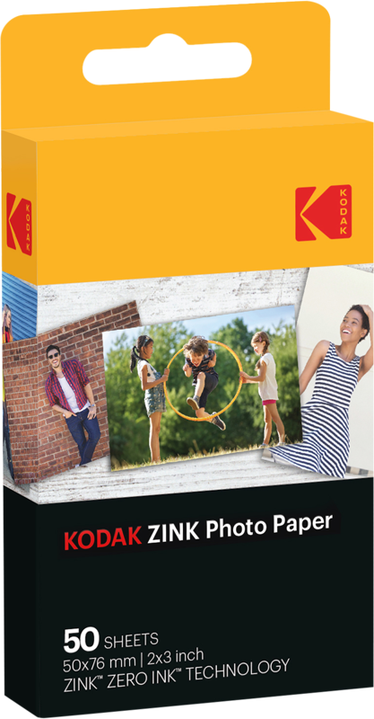 Kodak Zink Photo Paper 2x3 (50 Pack) Kit with Photo Frames and