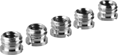 1610 Thread Adpt 1/4" - 3/8" thread 5pcs
