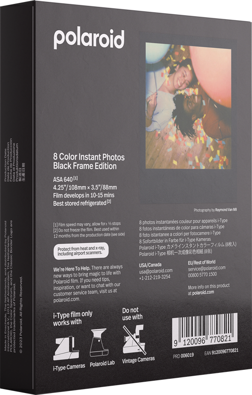 Polaroid Photo Album - Large & I-Type, Black Frame Edition (6019)