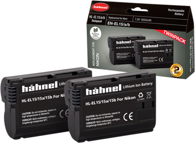 Battery Nikon HL-EL15/15A/15B / EN-EL15A/B Twin Pack