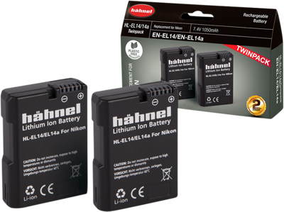 Battery Nikon HL-EL14/14A / EN-EL14/14A Twin Pack