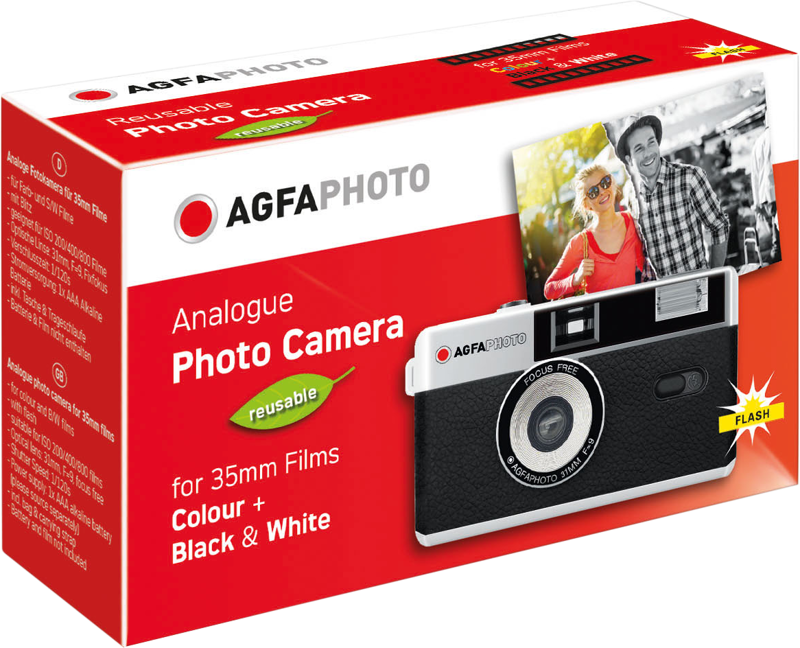 AgfaPhoto Reusable Camera 35mm Black