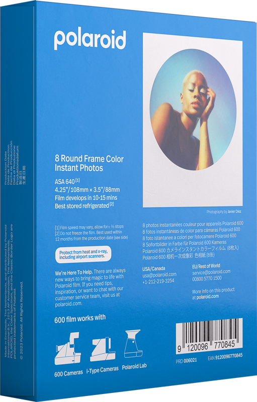 Polaroid Color film for 600 - Round Frame