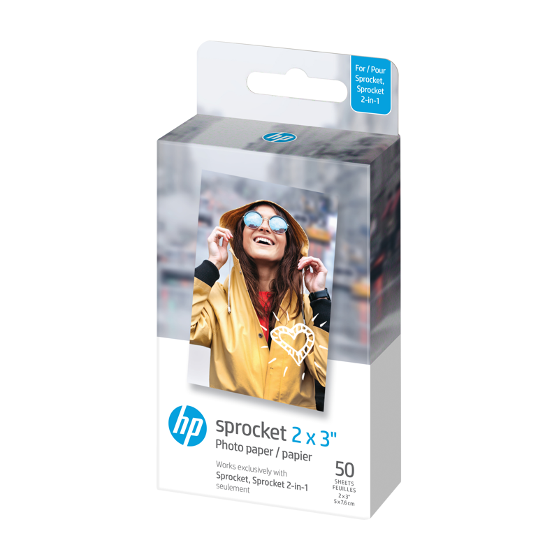 energie de jouwe Confronteren HP Sprocket Zink Paper Luna 50-Pack 2X3"