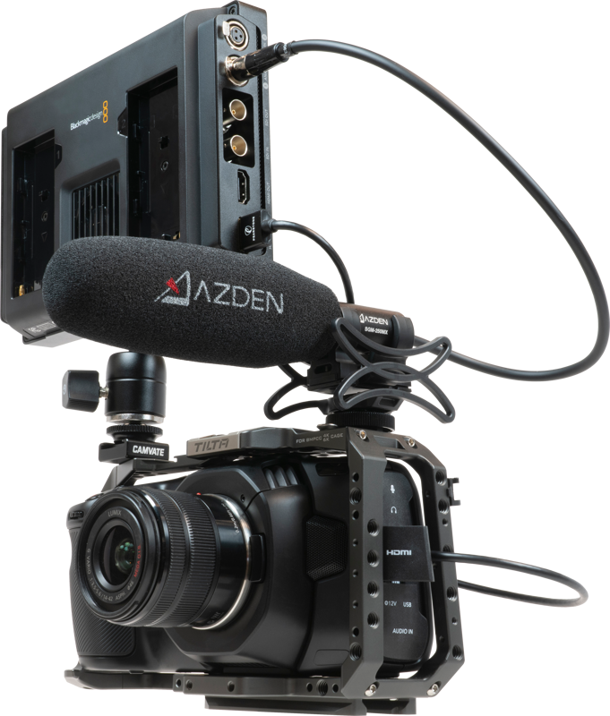 Azden SGM-250MX / Professional Compact Cine with Mini XLR (Blackmagic)