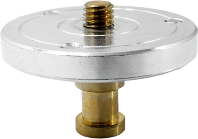 KS-023 3/8"-16 Threaded Mounting Plate with Baby 5/8" (16mm) Stud 