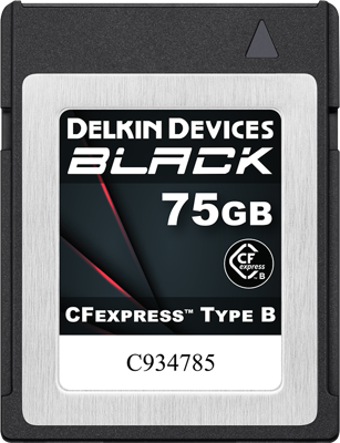 CFexpress BLACK R1725/W1240 75GB 