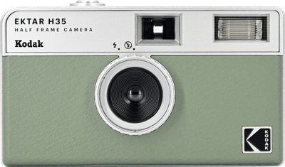 Kodak M35 Film Camera with Flash and Film Rolls Kit (Flame