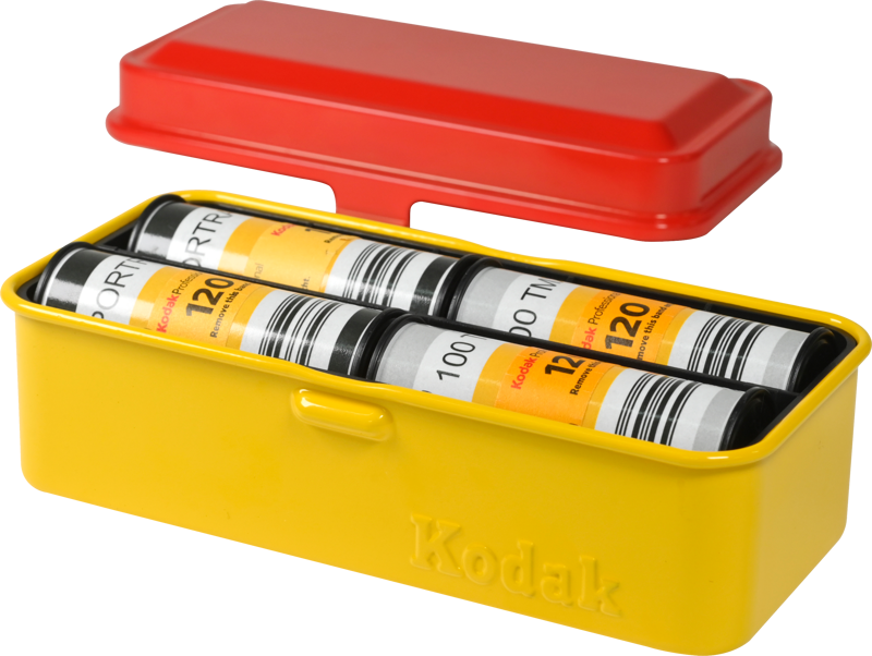 Kodak Film Case 120/135 (large) red/yellow