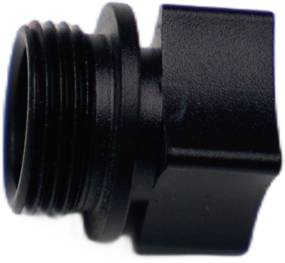 Aluminium plug/cover with rubber band 