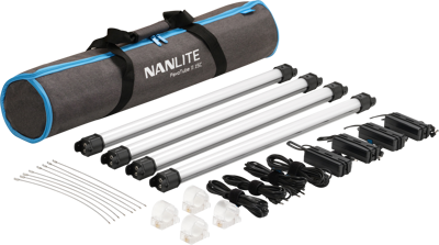 Pavotube II 15C LED RGBWW Tube Light 4 Light Kit