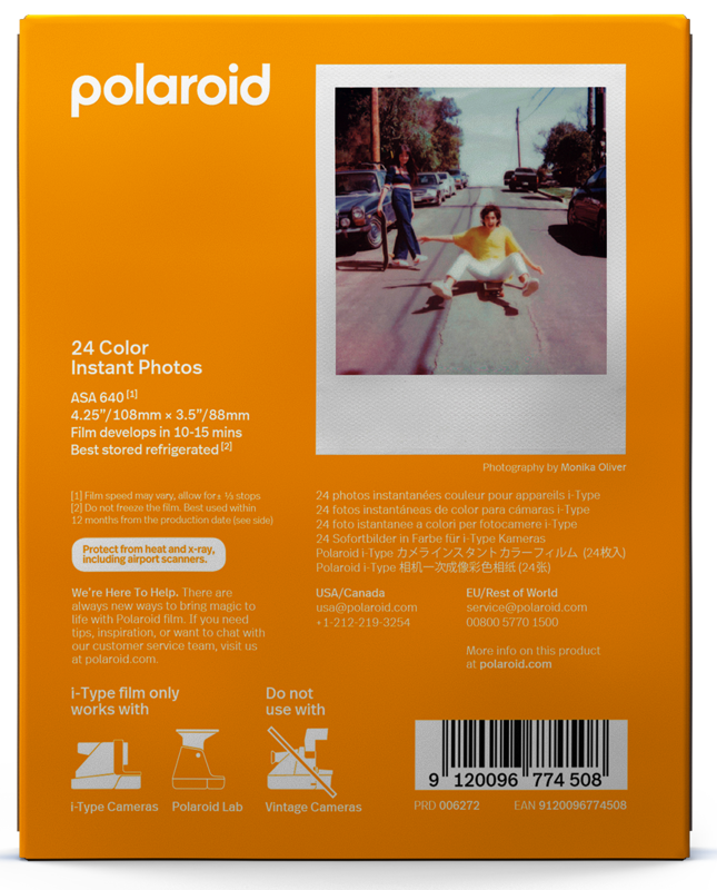 Polaroid i-Type Metallic Gold Film - 2pk