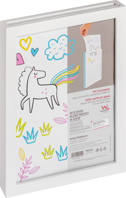 Wooden frame white Artist Explorer 