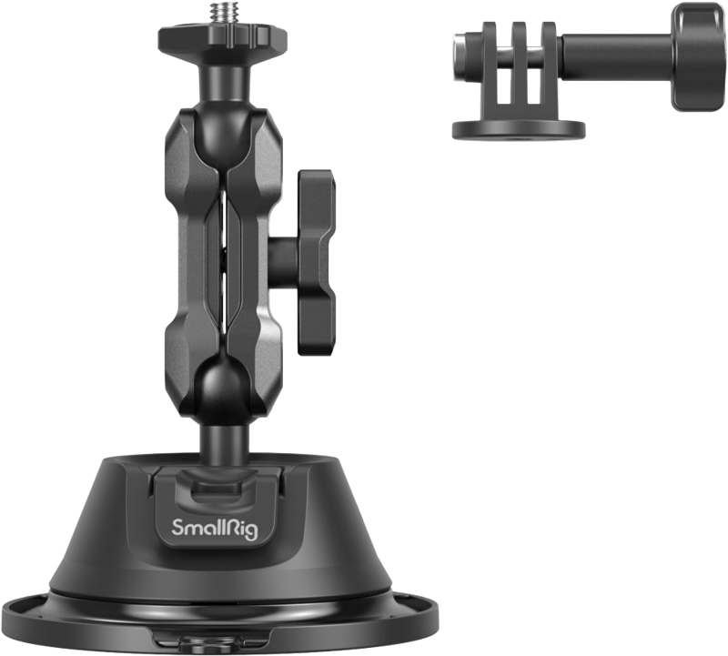 SmallRig 4193 Portable Suction Cup Mount Support for Action