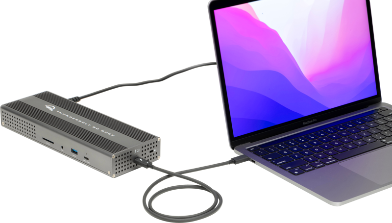 OWC Dock Thunderbolt 4 Go Dock for Mac & Windows, - 11-Port 2.5GB Network!,  built-in power supply