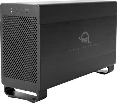 Mercury Elite Pro Dual USB 3.1 Gen 1 & Thunderbolt 2 RAID Storage (7200RPM HDDs) 4TB