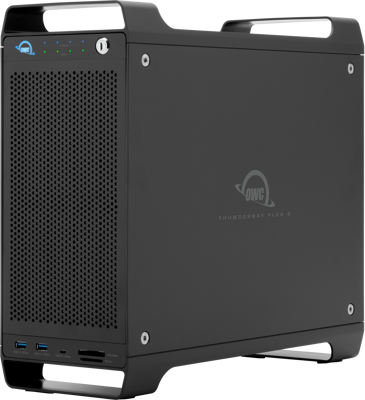ThunderBay Flex, flexible 8-bay Storage/Dock/PCIe Enclos with 2x TB3 Ports, 0TB