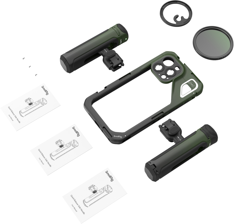  SmallRig Dual Handheld Phone Cage Kit for iPhone 15