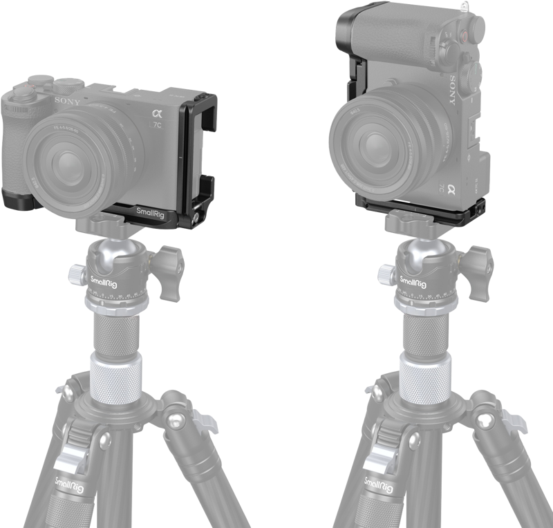 L-bracket SMALLRIG 4569 Per Sony A7C II E A7CR, Piastra Arca, Regolabile, Con Foro Per Cinturino E Attacco QD, Migliora L'impugnatura