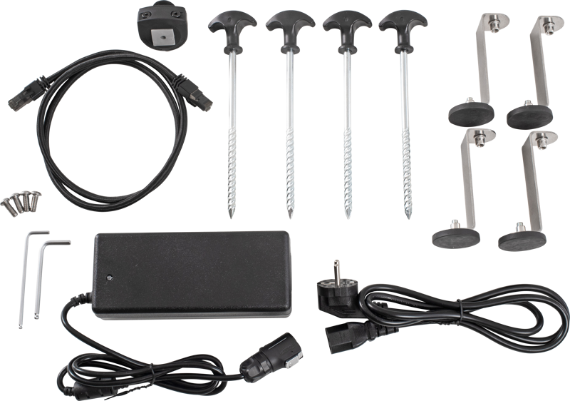 Kit De Passages Muraux Pour Câble Starlink - 4 Pièces, 19 Mm, Silicone Noir - Étanche, Résistant UV - Intérieur/Extérieur