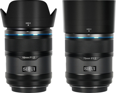 Sniper Lens APS-C AF Kit 16 & 75mm F1.2 X-Mount Black Carbon