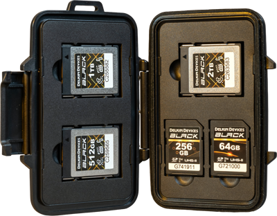 Weather Resistant Case for CFexpress Type B (Tote for 3xCfexpress Type B/2xSD & 2xmicroSD) 
