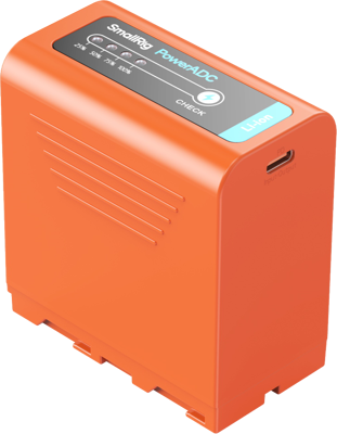 4972 NP-F970 USB-C Rechargeable Camera Battery Orange