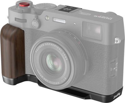 4805 Wooden L-Shape Grip for FUJIFILM X100VI / X100V Black