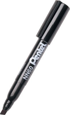 NN60-A Permanent Marker 3,9/5,8mm Black 