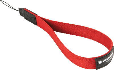 I ACAM-296 I Wrist Cloth Strap, thin paracord (w/Loop) Red 