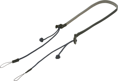 | ACAM-P12 | Flynn Camera Paracord Strap w/adjust lengths in Leather (w/Loop) Navy 