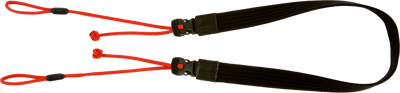 | ACAM-P25 | Wide Length Parachute Cord Strap w/adjustable lengths (d-ring) Red 