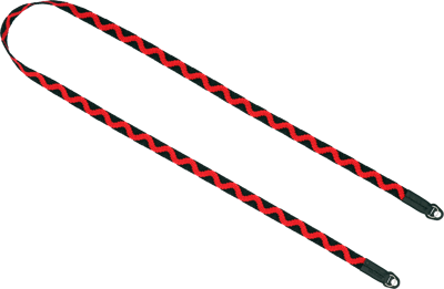 | ACAM-318 | Silk Camera Strap w/ Traditional Japanese Pattern (Long) BLK/Red 