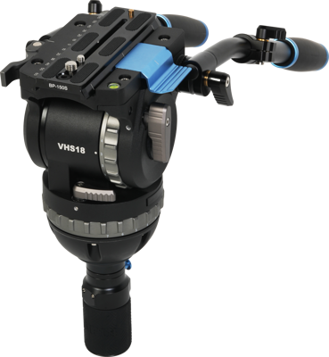 Pro Fluid Video Head VHS18 with 100mm Half Ball 