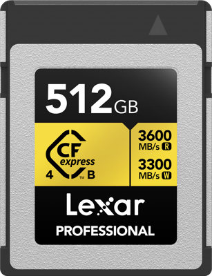 CFexpress 4.0 Pro Gold R3600/W3300 512GB 