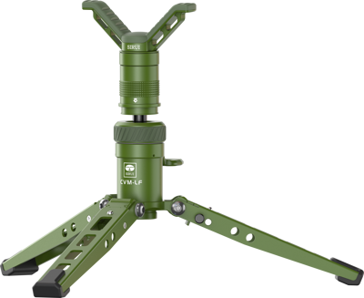 Table Tripod / Low Angle Monopod Feet & V-Shape Gun Pedal Version Green 