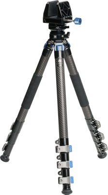 Tripod Kit Carbon with Gun Clamp & Leveling Base 