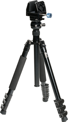 Tripod Kit Alu with Gun Clamp & Leveling Base 