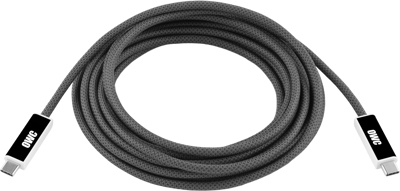 USB4 Active Optical Cable, 40Gb/s, black, max reliability, long distance. 3M