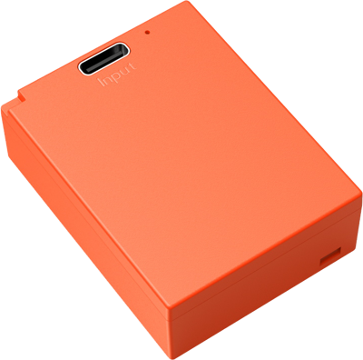5088 USB-C Rechargeable Camera Battery NP-W126S Orange