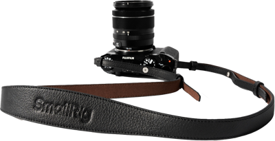 5208 Universal Leather Camera Shoulder Strap Black 