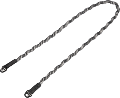 I ACAM-707 I Spiral Cord Strap, Black/White 