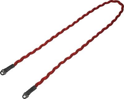 I ACAM-708 I Spiral Cord Strap (Long), Red/Black 