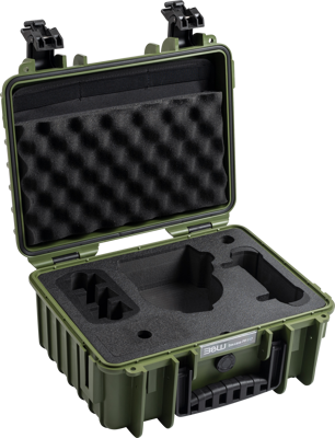 BW Outdoor Cases Type 3000/PP.117 for DJI Flip, Bronze Green 