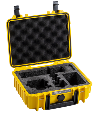 BW Outdoor Action Case Type PP.41 I for GoPro HERO 13AP (fits GoPro 9-13AP), yellow