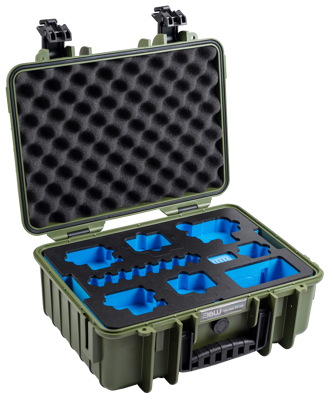 BW Outdoor Action Case Type PP.166 I for GoPro HERO 13 (fits GoPro 9-13), bronze green